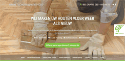 Desktop Screenshot of parketschurenonderhoud.nl